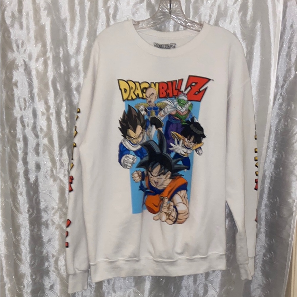 Dragon Ball Z Anime Graphic Sweatshirt Adult Size Medium 🔥 YB7